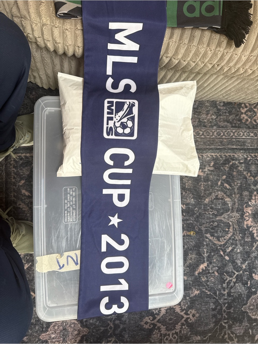 MLS Cup 2013 Navy Scarf